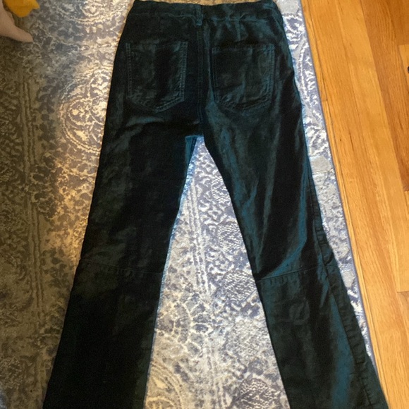 😎Free People deep teal velvet pant - Picture 12 of 13